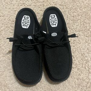 Hey Dude Black Slip-On Shoes